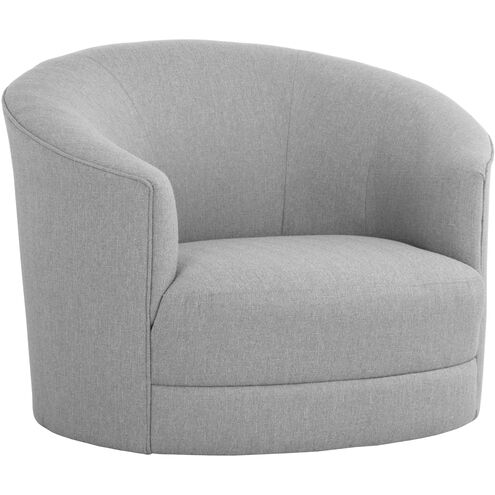 Grimaldi Liv Dove Swivel Armchair, Swivel